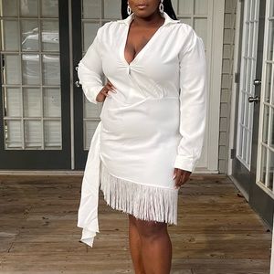 Tassels body con style dress